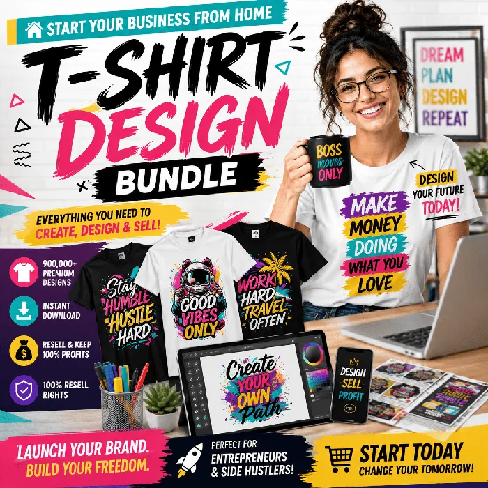 900,000 T-Shirt Designs Bundle